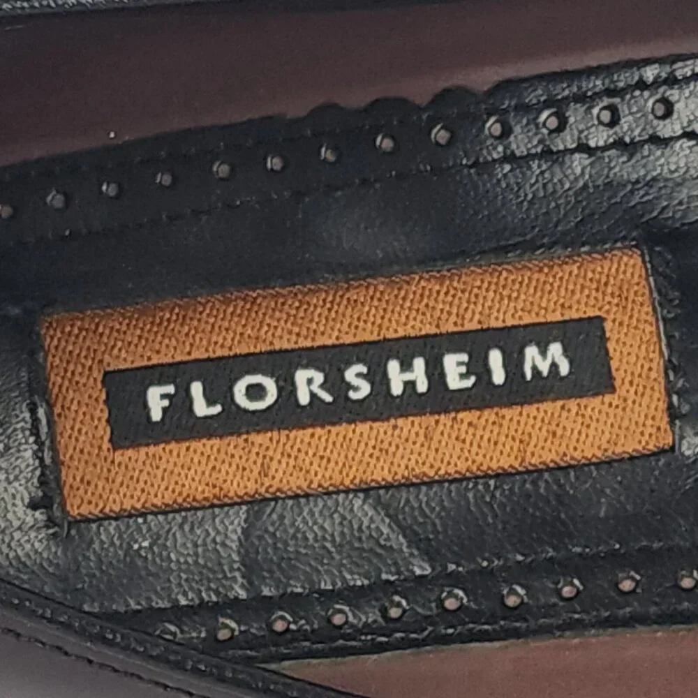 Florsheim Men's 10.5‎ Lexington Wingtip Dress Shoe Tassel Burgundy Leather